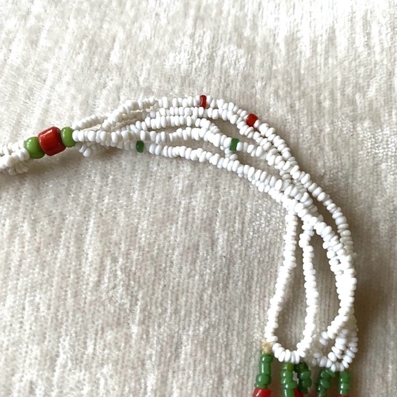 Vintage Native American Seed Bead Necklace 38 Inches - Picture 8 of 10